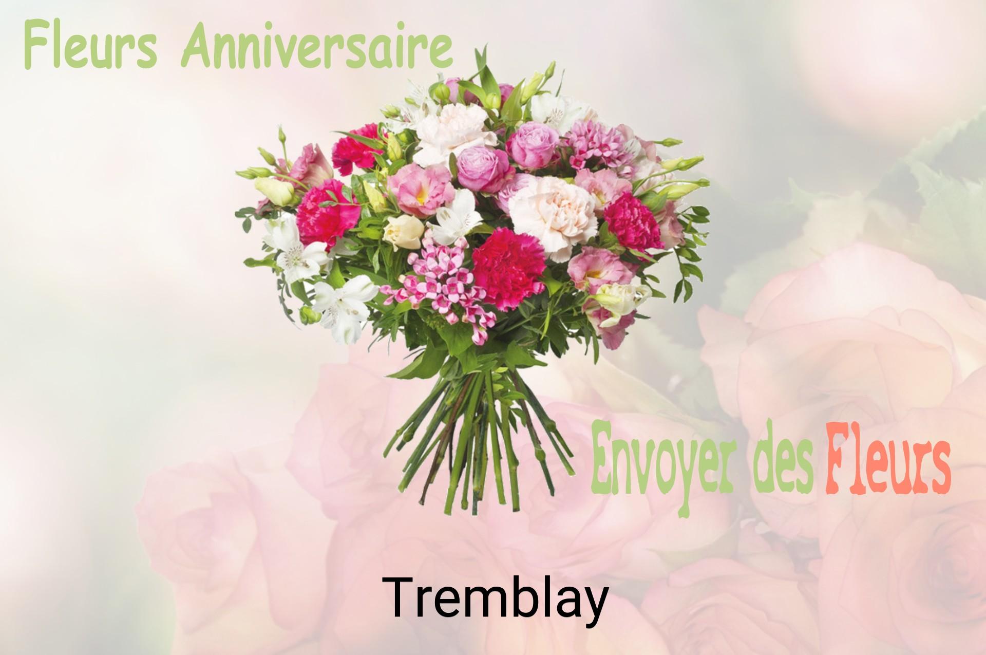 Bouquet de fleurs d’anniversaire livré à Tremblay